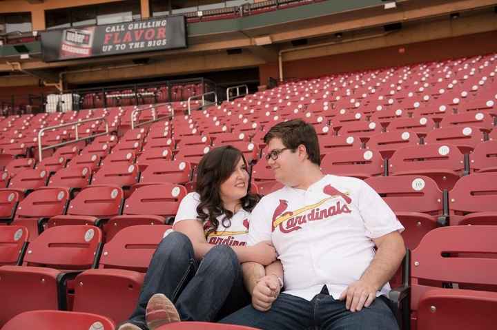 Show me non-conventional engagement pics attire