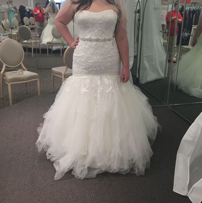 Let's show off our dresses.