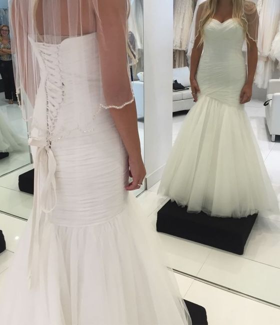 Loving two dresses