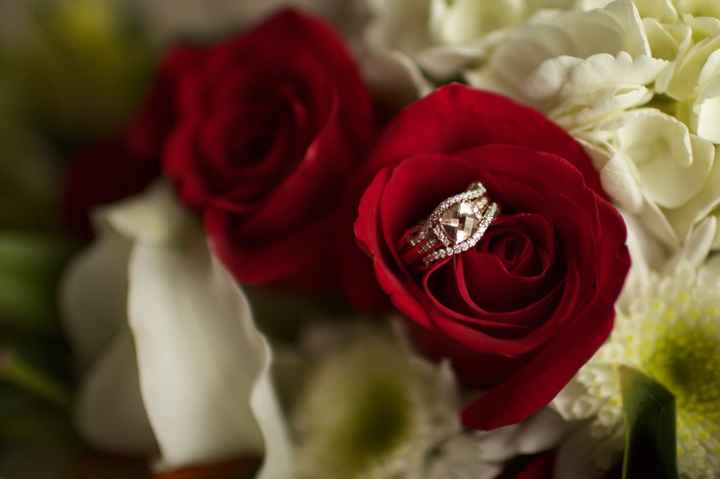 Making engagement ring look bigger with stackable rings?