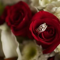 Making engagement ring look bigger with stackable rings?