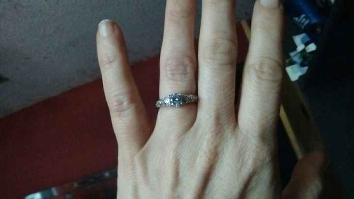 Lets see those beautiful engagement rings