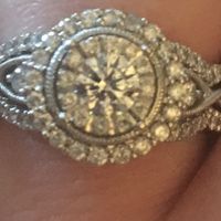 Reason Why One Diamond in Halo Ring is Not Shiny - 1