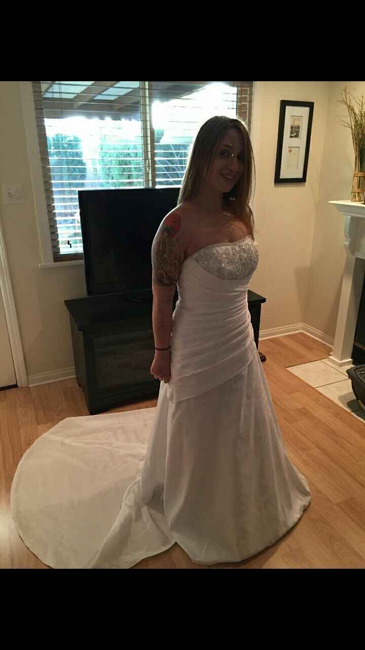 My Mother in law gave me a free wedding dress