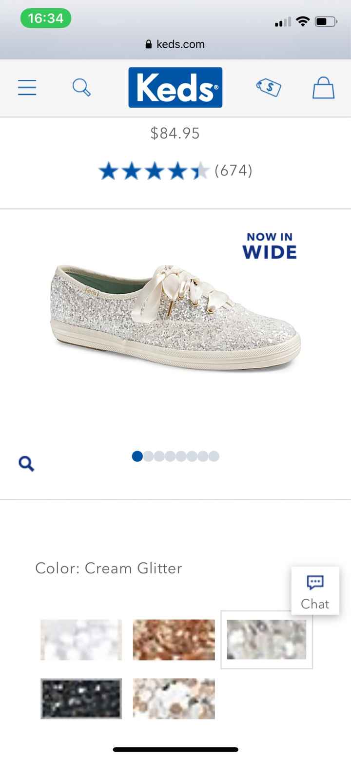 Sparkly tennis shoes - 1