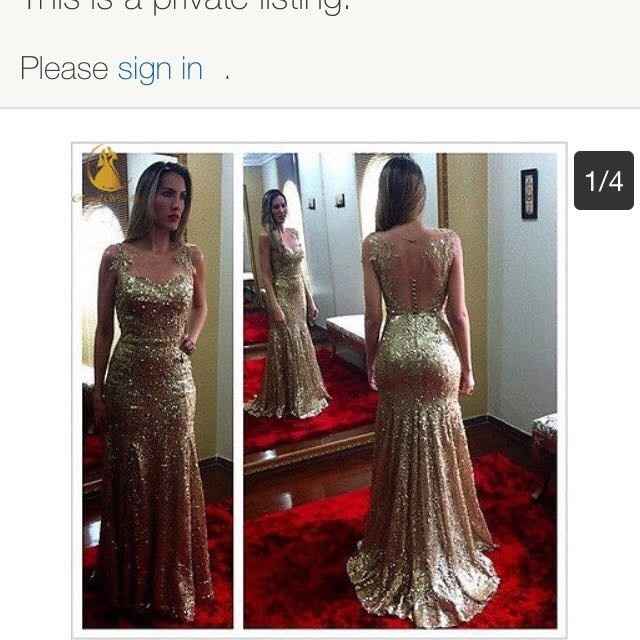 Gold Gowns?? Please help!