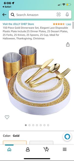 Elegant plastic plates for desserts and cake? 1