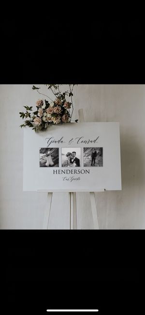 Welcome Sign/guestbook 1