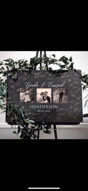Welcome Sign/guestbook 2