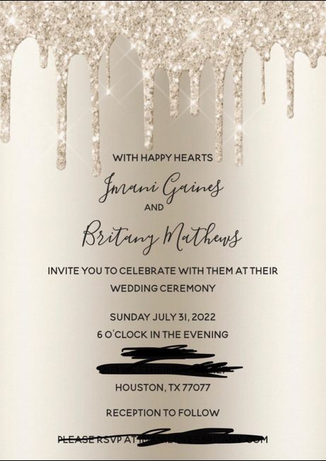 Show me your invitations! 1