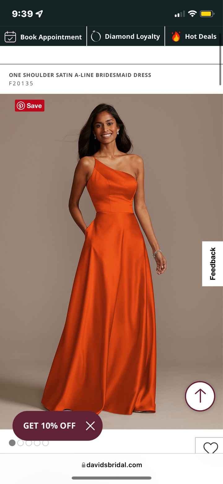 Burnt Orange Long Prom Dresses Spaghetti Strap FD2857 – Viniodress