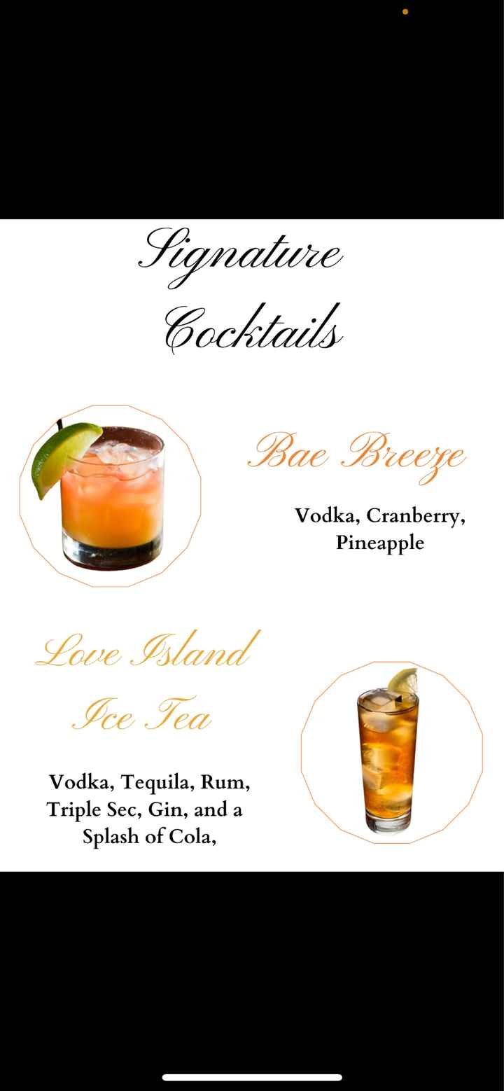 Signature Drinks - 1