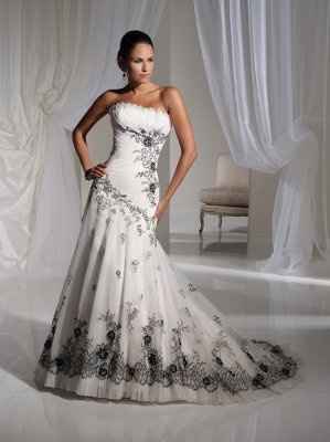 Colored wedding dress?