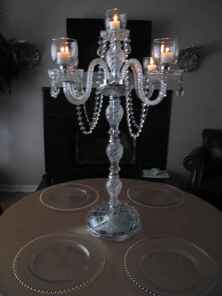 How did you make really nice, yet extremely inexpensive centerpieces? Did you rent?