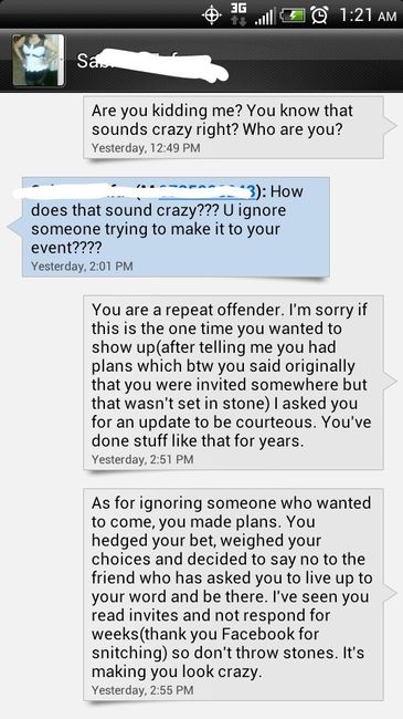 Are You Going To Show Up? *Updated* She didn't