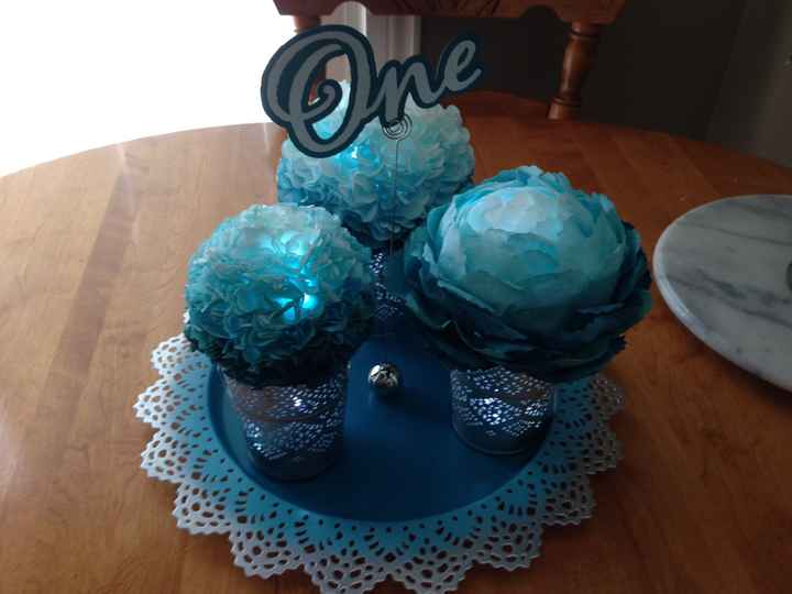 My DIY Light Up Coffee Filter Flower Centerpieces