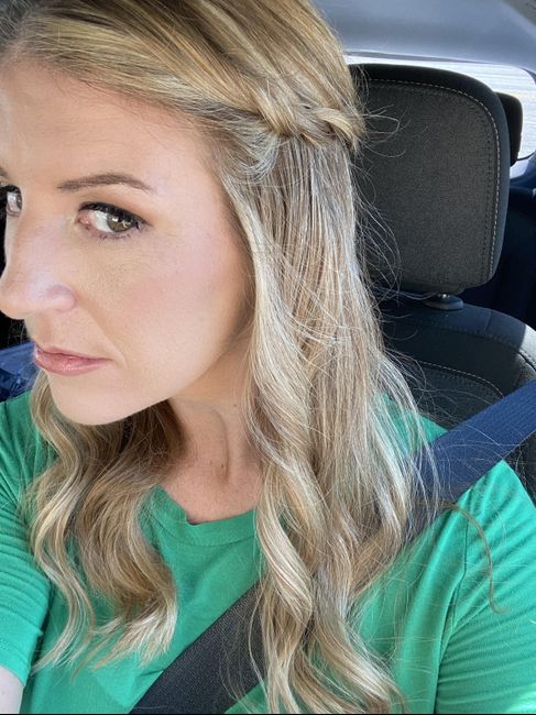 Trial hair and makeup! So fun! - 2