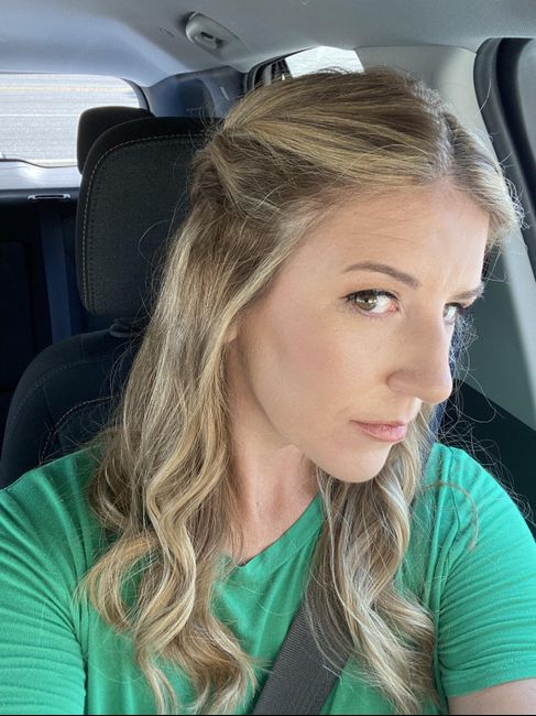 Trial hair and makeup! So fun! - 3
