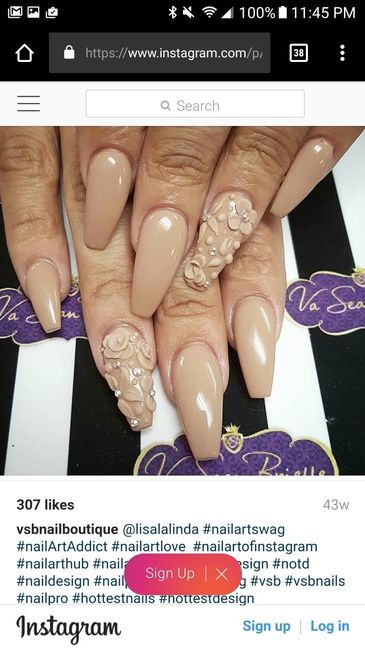 Nails for the big day...