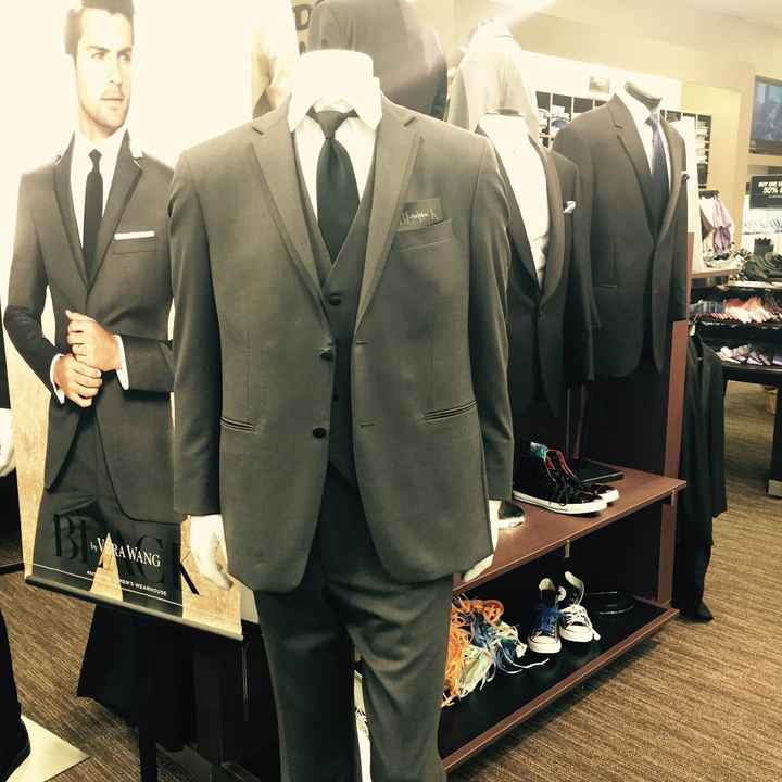 I never dreamed finding a tux would be more difficult than my dress... or BM dresses....
