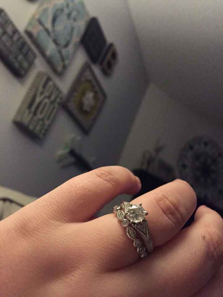 SPINOFF: Whether you like your engagement ring or not, let's see them!