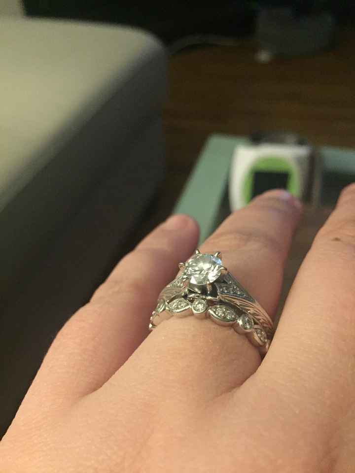 Let's see those beautiful rings!