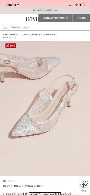 Bridal shoes decision 2