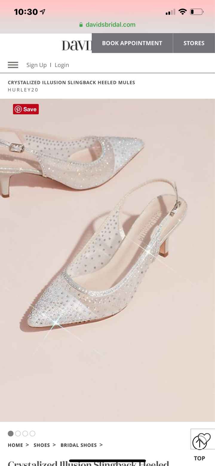 Bridal shoes decision - 2
