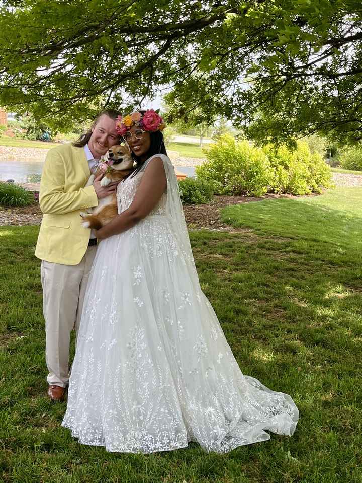 With our Corgi Baby Girl