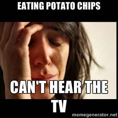 Monday's First World Problem