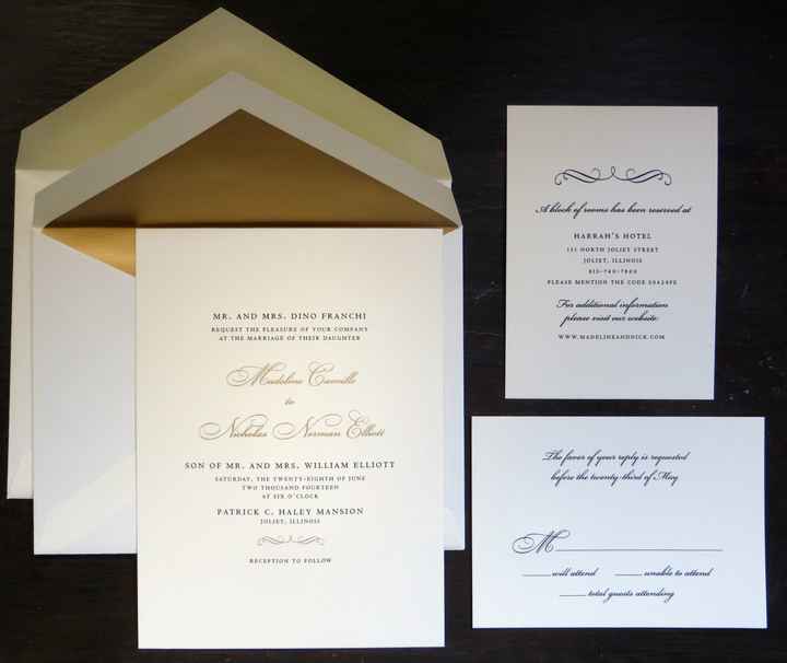 Matching Save The Dates & Invites.