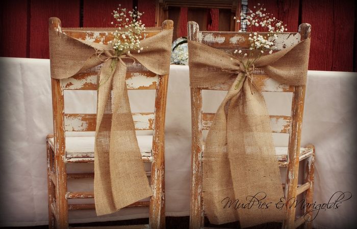 I want rustic wedding reception decor... but is this not considered "rustic?"