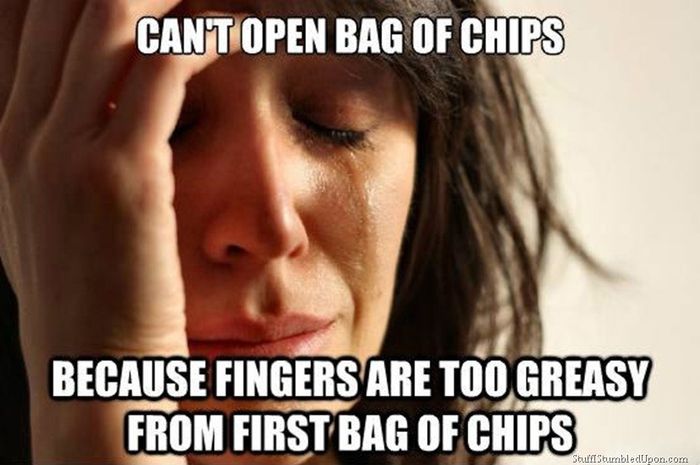 Monday's First World Problem