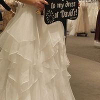 Did you add any sleeves/straps to your dress? - 1