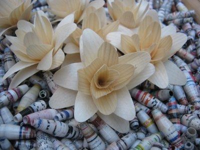 Wooden flowers?!