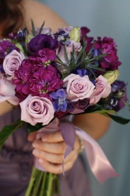 Purple Calla Lily Bouquet/Centerpieces