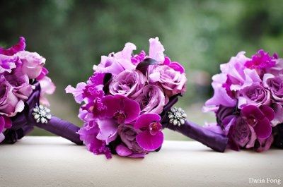 Purple Calla Lily Bouquet/Centerpieces