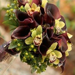 Purple Calla Lily Bouquet/Centerpieces