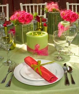 HELP wedding colors thinking green and pink need ideals