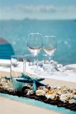 Reception Centerpieces...Ocean Themed