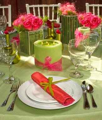 HELP wedding colors thinking green and pink need ideals