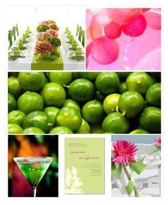 HELP wedding colors thinking green and pink need ideals