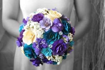 Who wanted to use wooden flowers cuz I found some open blooms! Pic!