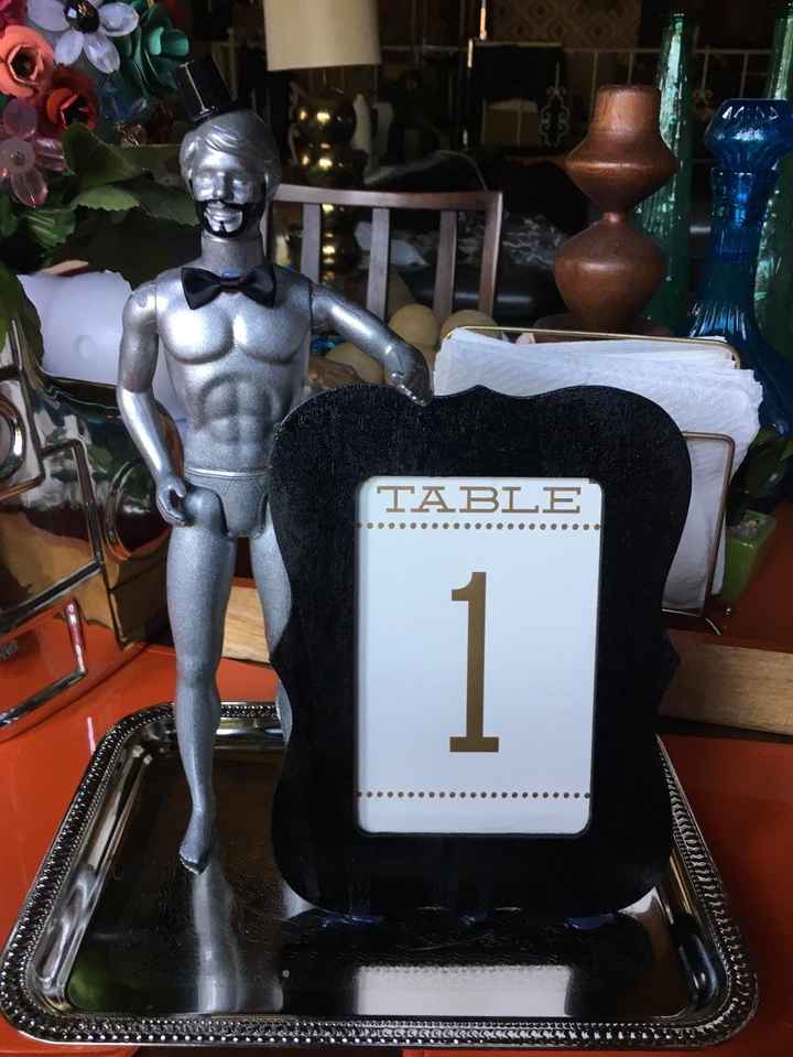 Our Gay Wedding Table Numbers