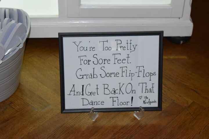 Sign for Flip Flop Bin