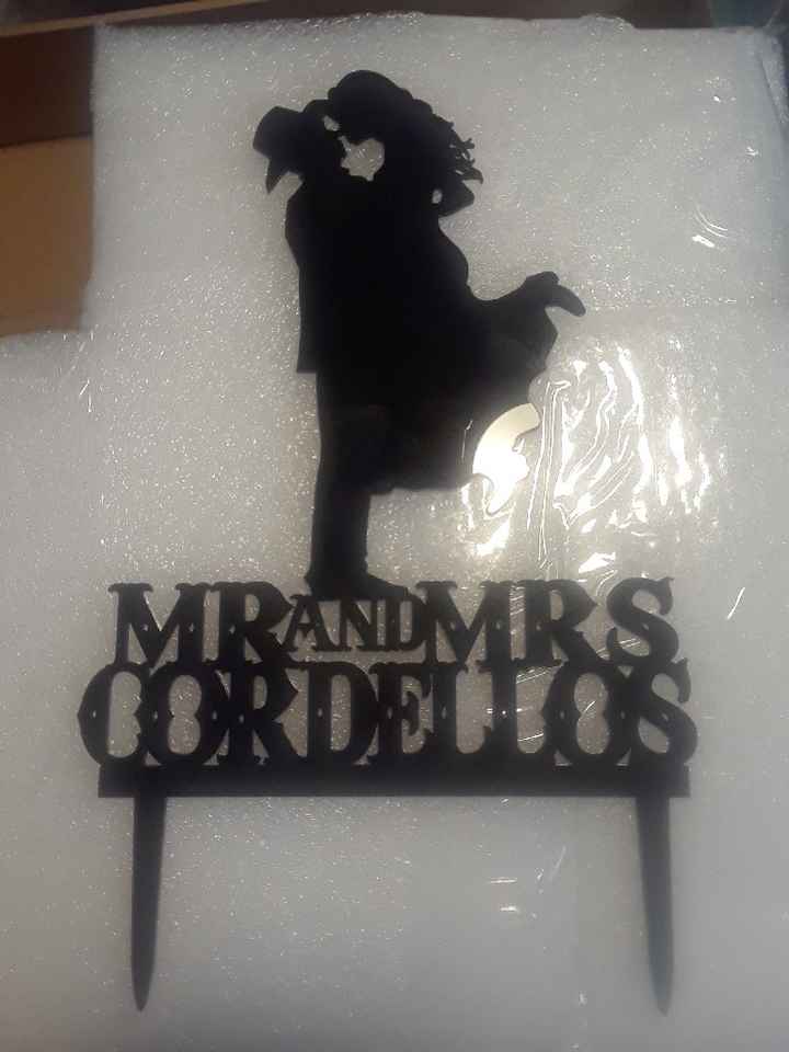 Just got our cake topper... - 1