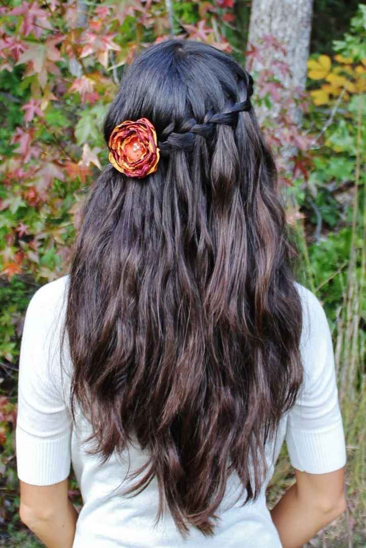 If your not wearing a veil what are you wearing in your hair?