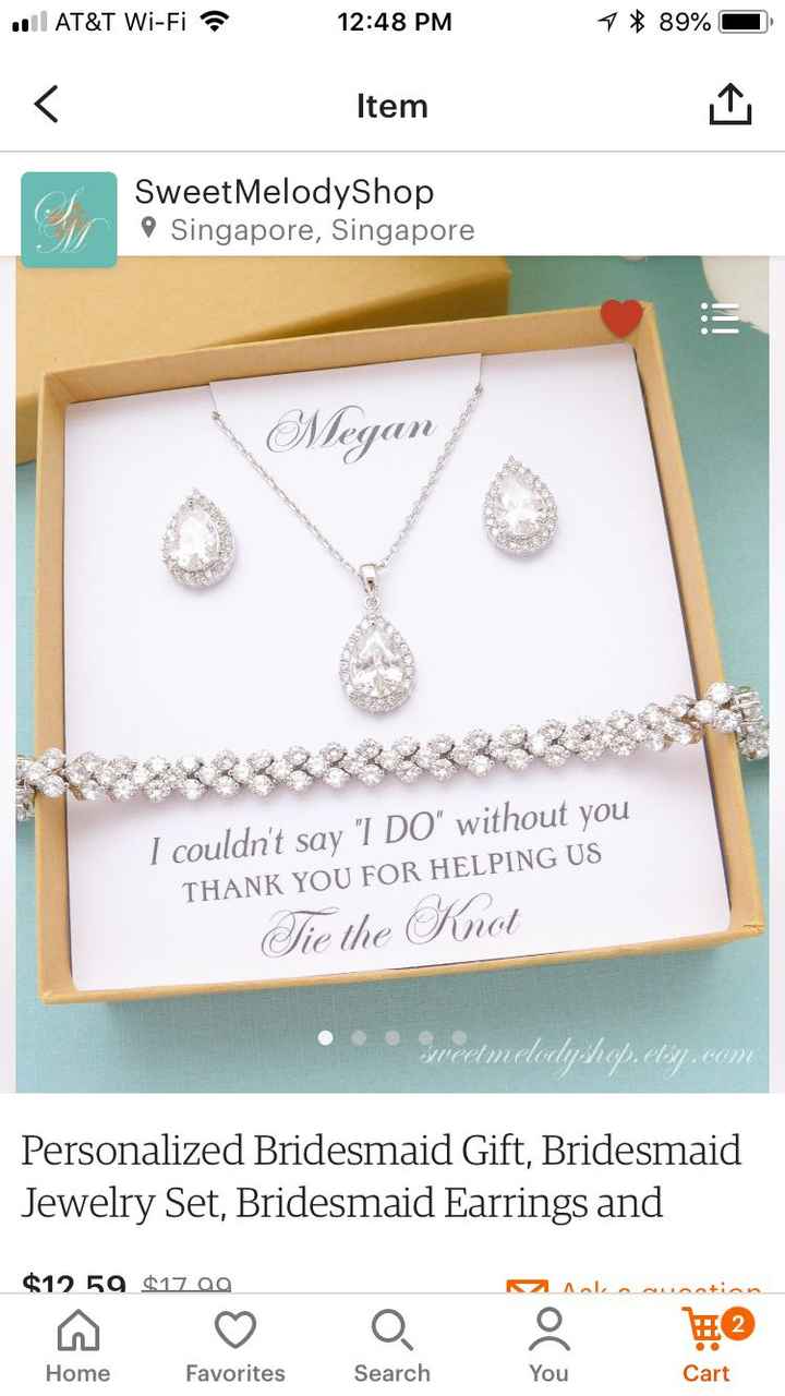 Bridesmaid jewelry - 2