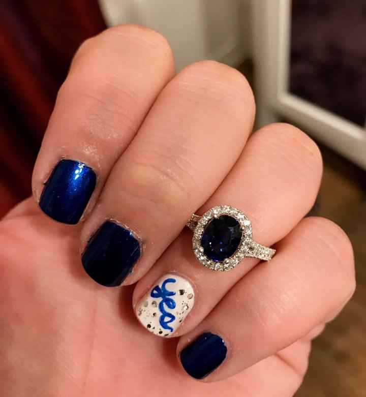 My sapphire engagement ring... show me yours?