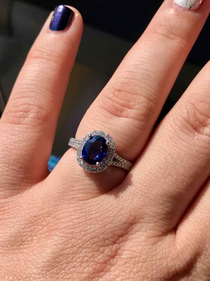 My sapphire engagement ring... show me yours?